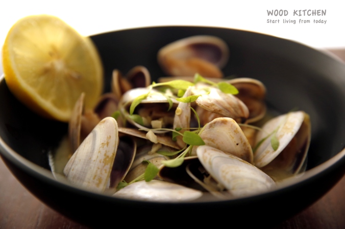 lemon garlic clams